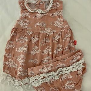 0-3 month Magnetic Me Modal Dress and Diaper Cover